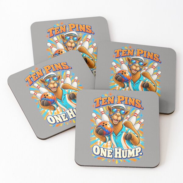 Item preview, Ten Pins. One Hump – Funny Lifestyle and Pets T-Shirt – Funny Camel T-Shirt Animal Graphic Camel T-Shirt designed and sold by Camel & Quirk.