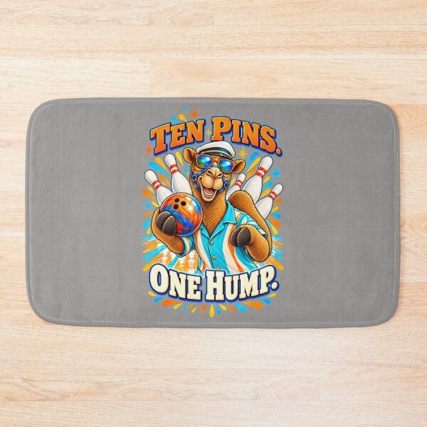 Item preview, Ten Pins. One Hump – Funny Lifestyle and Pets T-Shirt – Funny Camel T-Shirt Animal Graphic Camel T-Shirt designed and sold by Camel & Quirk.