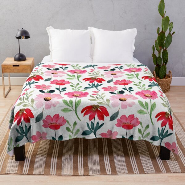 Item preview, Midnight Pink Wildflower Garden designed and sold by VibnWalls.