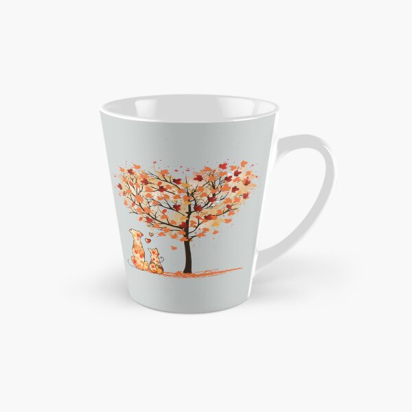 Item preview, Autumn tree of love - dog, cat and hearts designed and sold by Doodles Down South.