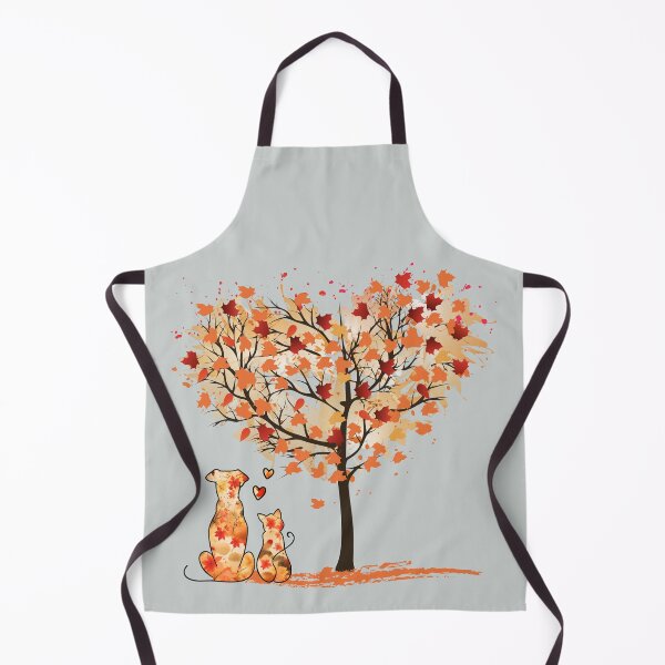 Item preview, Autumn tree of love - dog, cat and hearts designed and sold by Doodles Down South.