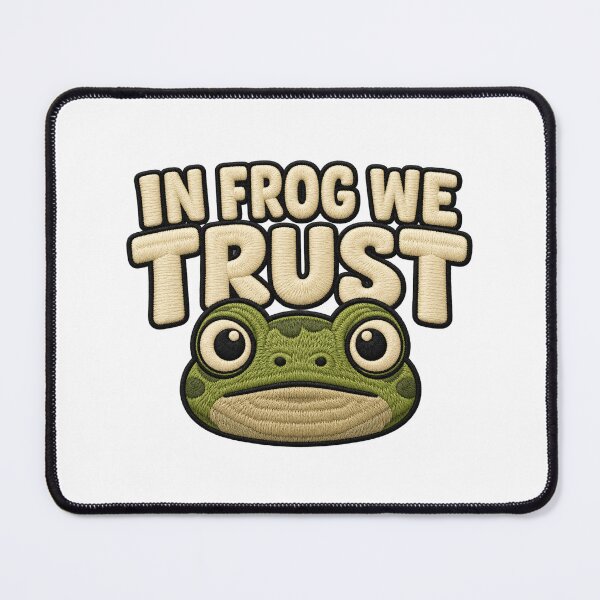 Item preview, IN FROG WE TRUST Protest Art designed and sold by ArtDesignTp.