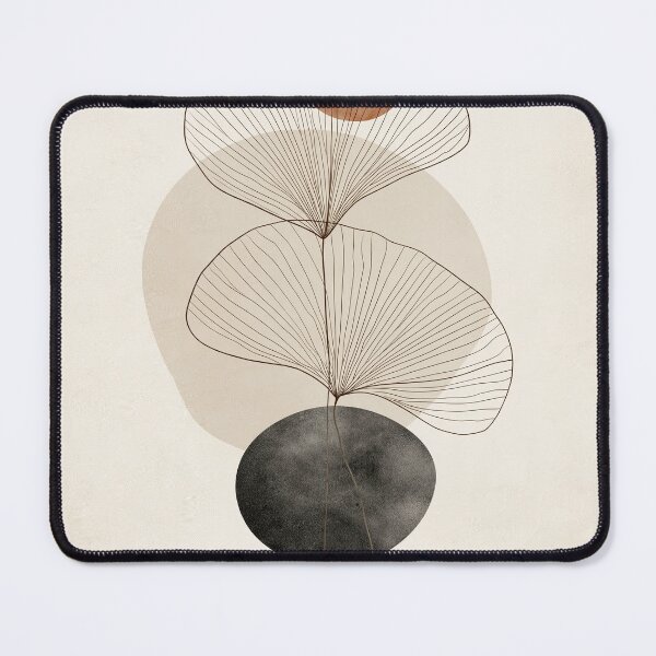 Item preview, Wabi sabi and japandi inspired minimalist abstract herbs designed and sold by filigreedigital.