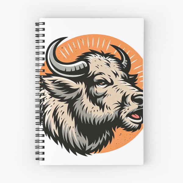 Item preview, Sticker - Decal - Majestic Bison Head Illustration designed and sold by ForeverPrintsOK.
