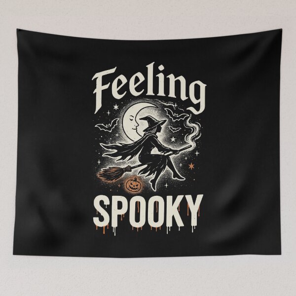 Item preview, Feeling Spooky Vintage Witch Halloween Gift designed and sold by Say It With Ink.