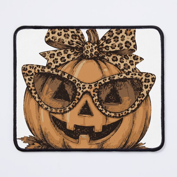 Item preview, Leopard Print Pumpkin Bow Sunglasses Halloween designed and sold by CreativeBrains7.