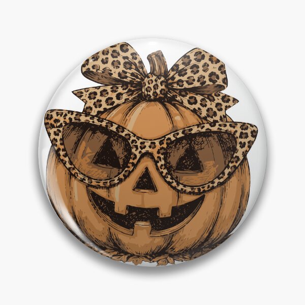 Item preview, Leopard Print Pumpkin Bow Sunglasses Halloween designed and sold by CreativeBrains7.