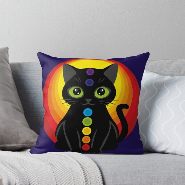 Item preview, Chakra Cat Spiritual Energy in Balance designed and sold by fishdesigns.