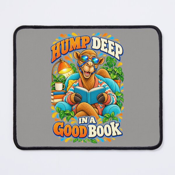 Item preview, Hump Deep in a Good Book – Funny Lifestyle and Pets T-Shirt – Funny Camel T-Shirt Animal Graphic Camel T-Shirt designed and sold by Camel & Quirk.