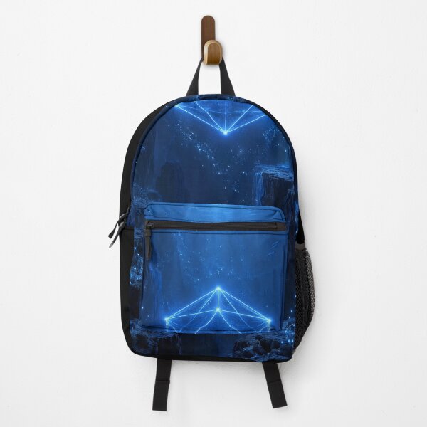 Item preview, Glowing Blue Icosahedron In Deep Sea Trench designed and sold by monkeybusiness.pt.