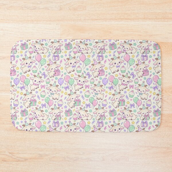 Item preview, Kawaii Birthday Baby Goat Pattern designed and sold by Soft Berry Studio.