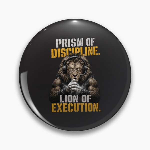 Item preview, Prism of Discipline Lion of Execution Gym Fitness Entrepreneur Motivation Design designed and sold by Bennie Singh.