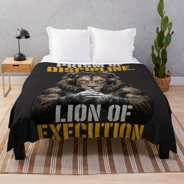 Item preview, Prism of Discipline Lion of Execution Gym Fitness Entrepreneur Motivation Design designed and sold by Bennie Singh.