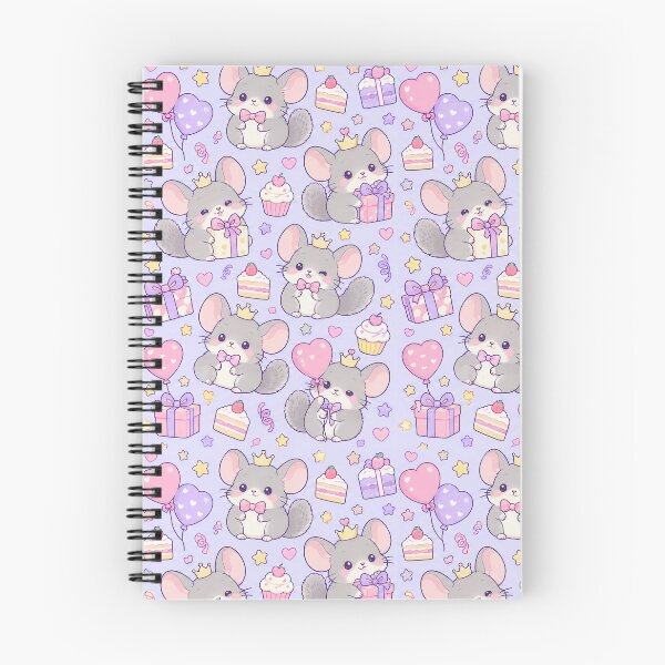 Item preview, Kawaii Birthday Baby Chinchilla Pattern designed and sold by Soft Berry Studio.