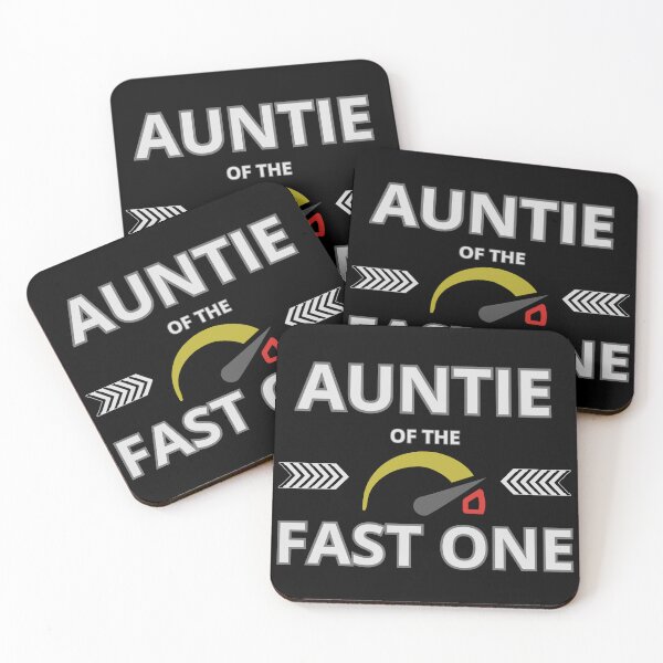 Item preview, Auntie of The Fast One – Funny Race Car Family designed and sold by LadyInEverGreen.