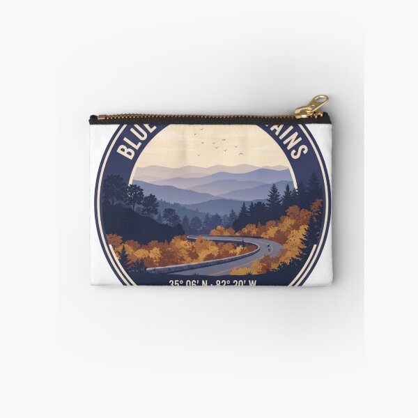 Item preview, Blue Ridge Mountains Appalachia — Vintage Travel Badge designed and sold by mnkyride.