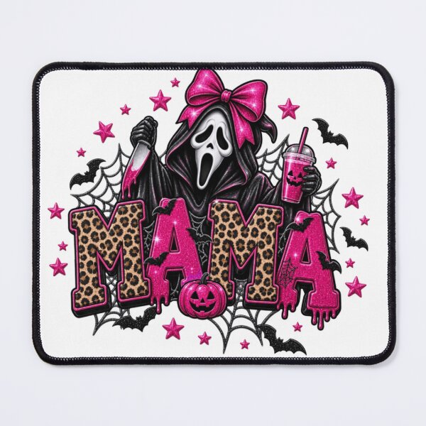 Item preview, Mama Halloween Horror Ghost-face Retro Horror designed and sold by Thread&Fable.