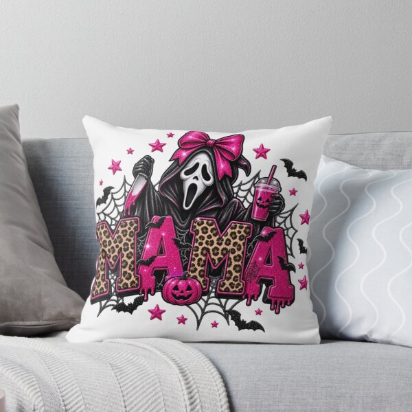 Item preview, Mama Halloween Horror Ghost-face Retro Horror  designed and sold by Thread&Fable.
