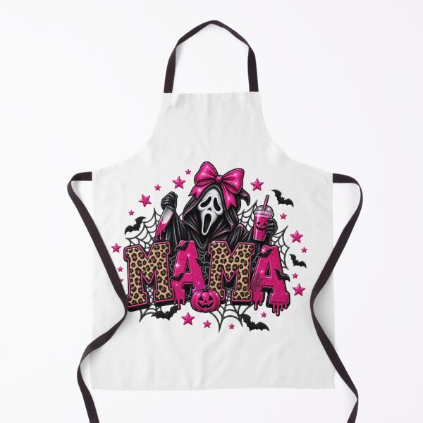 Item preview, Mama Halloween Horror Ghost-face Retro Horror  designed and sold by Thread&Fable.