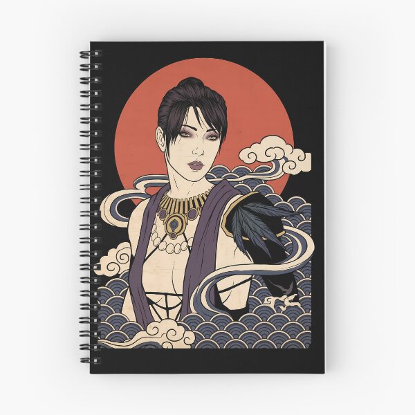 Item preview, Morrigan Dragon Age Ukiyo-e Gaming Graphic Tee designed and sold by Senpaiwaves.