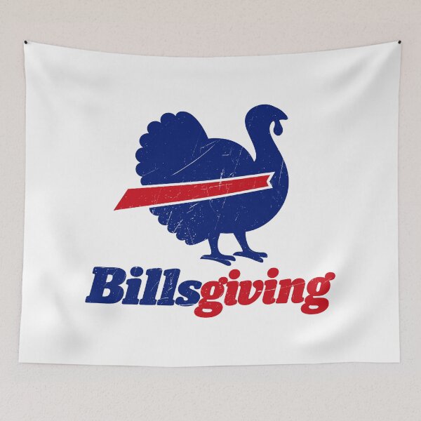 Item preview, Billsgiving Turkey Thanksgiving Buffalo Football Vintage designed and sold by ParkerOsinski.