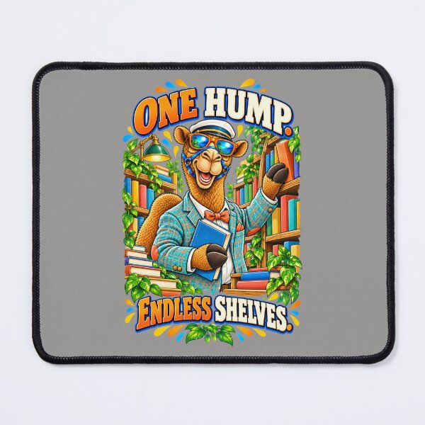 Item preview, One Hump. Endless Shelves – Funny Lifestyle and Pets T-Shirt – Funny Camel T-Shirt Animal Graphic Camel T-Shirt designed and sold by Camel & Quirk.