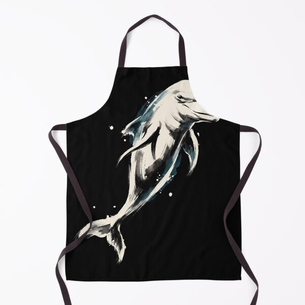 Item preview, Ecco Ecco the Dolphin Sumi-e Anime Gaming Streetwear Tee designed and sold by Senpaiwaves.