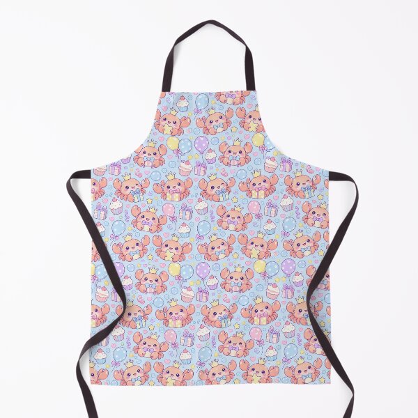 Item preview, Kawaii Birthday Baby Crab Pattern designed and sold by Soft Berry Studio.