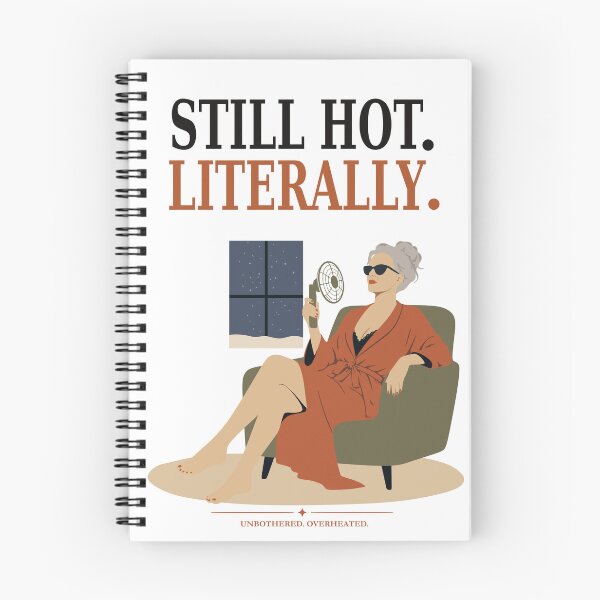 Item preview, Still Hot Literally Menopause Art Print, Funny Hot Flash Print, Midlife Woman Humor Art, Menopause Gift, Retro Aging Woman Decor designed and sold by Studio pod Burom.