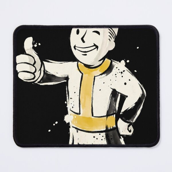 Item preview, A Vault Boy Thumbs Up Fallout Sumi-e Anime Gaming Streetwear Tee designed and sold by Senpaiwaves.