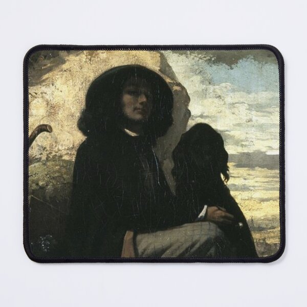 Item preview, Self-Portrait with a Black Dog designed and sold by SharonTheFirst.