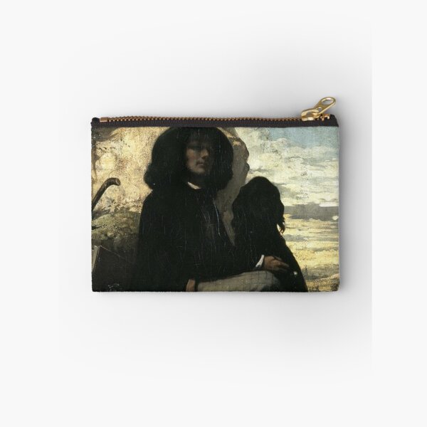 Item preview, Self-Portrait with a Black Dog designed and sold by SharonTheFirst.