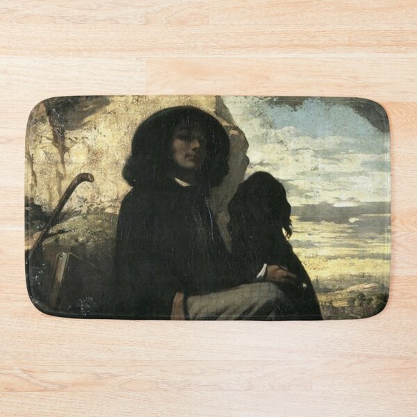 Item preview, Self-Portrait with a Black Dog designed and sold by SharonTheFirst.