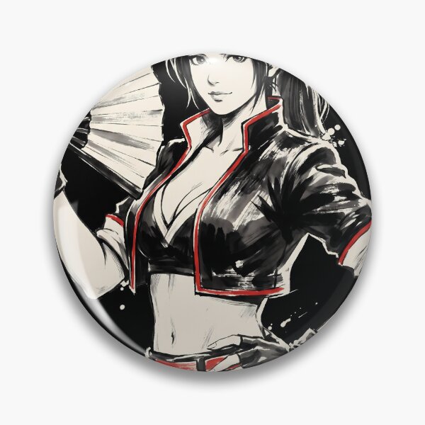 Item preview, Mai Shiranui Fatal Fury Sumi-e Video Game Anime Shirt designed and sold by Senpaiwaves.