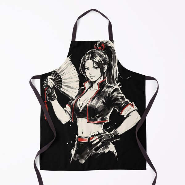 Item preview, Mai Shiranui Fatal Fury Sumi-e Video Game Anime Shirt designed and sold by Senpaiwaves.