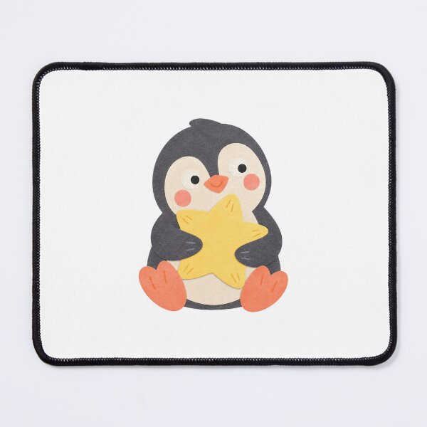 Item preview, Penguin with a Star Cushion designed and sold by The-Art-of-D.