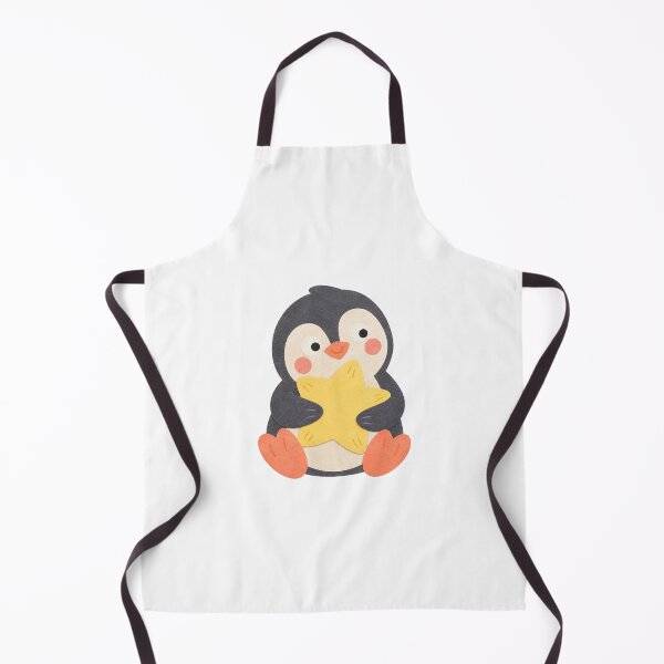 Item preview, Penguin with a Star Cushion designed and sold by The-Art-of-D.