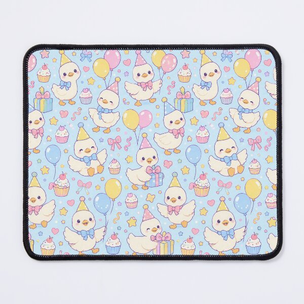 Item preview, Kawaii Birthday Baby Goose Pattern designed and sold by Soft Berry Studio.