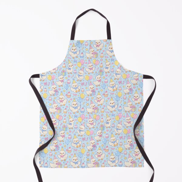 Item preview, Kawaii Birthday Baby Goose Pattern designed and sold by Soft Berry Studio.