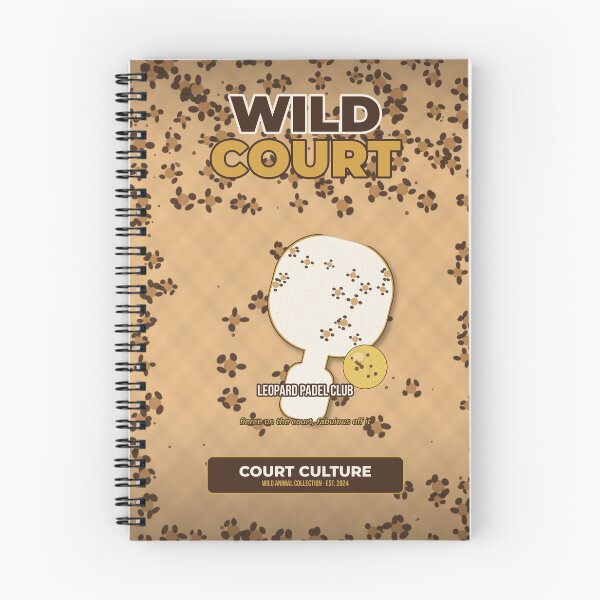 Item preview, Wild Leopard Padel Racket Design designed and sold by CourtCultureHQ.