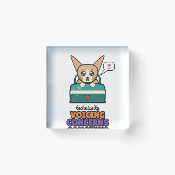 Item preview, Voicing Concerns - Funny Chihuahua designed and sold by BooAndBloomCo.