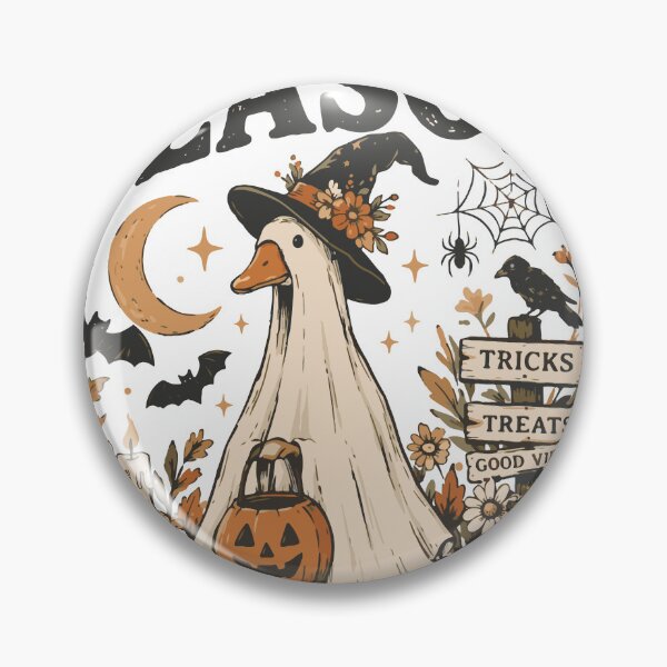 Item preview, Tis the Season Ghost Goose Witch Halloween designed and sold by CreativeBrains7.