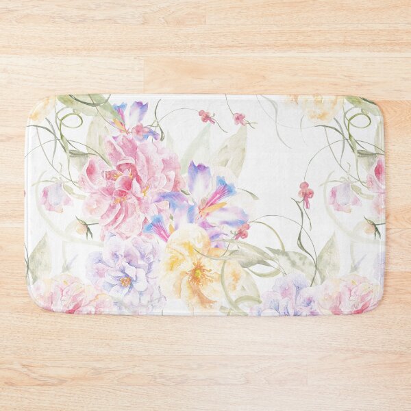 Item preview, Pastel Watercolor Midnight Garden designed and sold by VibnWalls.