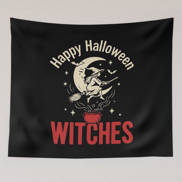 Item preview, Happy Halloween Witches Spooky Greeting Gift designed and sold by Say It With Ink.