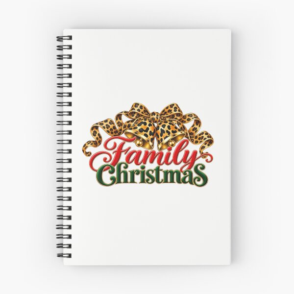 Item preview, Family Christmas Leopard Ribbon Bells PNG designed and sold by annenambiro.