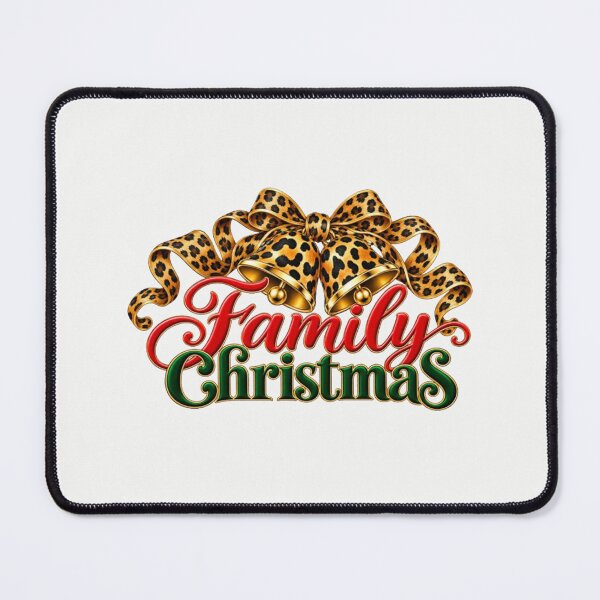 Item preview, Family Christmas Leopard Ribbon Bells PNG designed and sold by annenambiro.