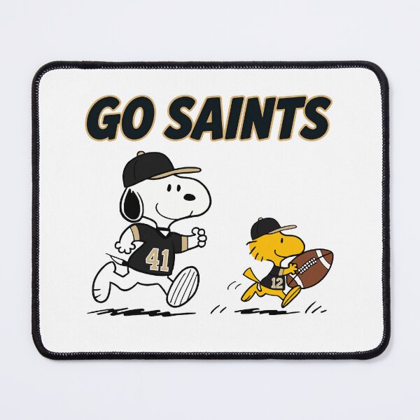 Item preview, Snoopy & Woodstock New Orleans Saints Football Retro F669 designed and sold by GLUVY-THEME.