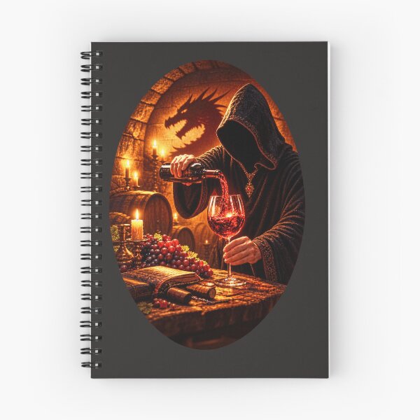 Item preview, Medieval Monk in the Wine Cellar designed and sold by CzipipitoStudio.