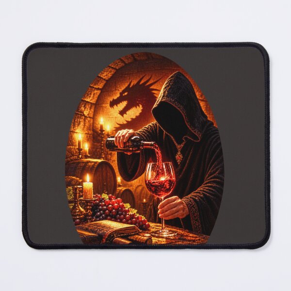 Item preview, Medieval Monk in the Wine Cellar designed and sold by CzipipitoStudio.