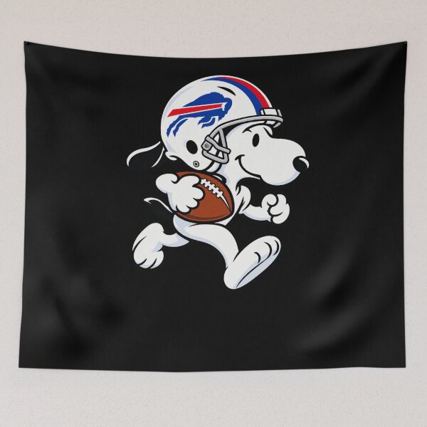 Item preview, Snoopy Buffalo Bills Helmet Running With Football Cartoon designed and sold by Cuiroblinda.